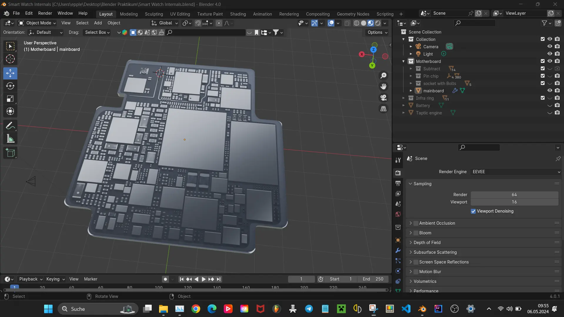 Mainboard Chipset Layout
