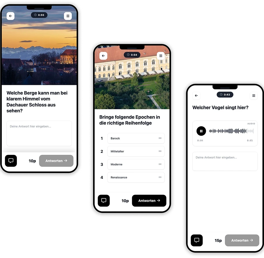Freitext, Sortierung, Audio