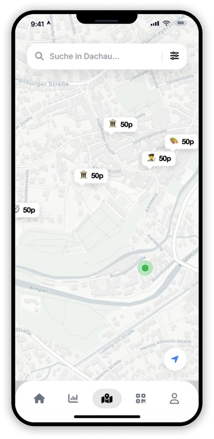 Kartenansicht Free Roam