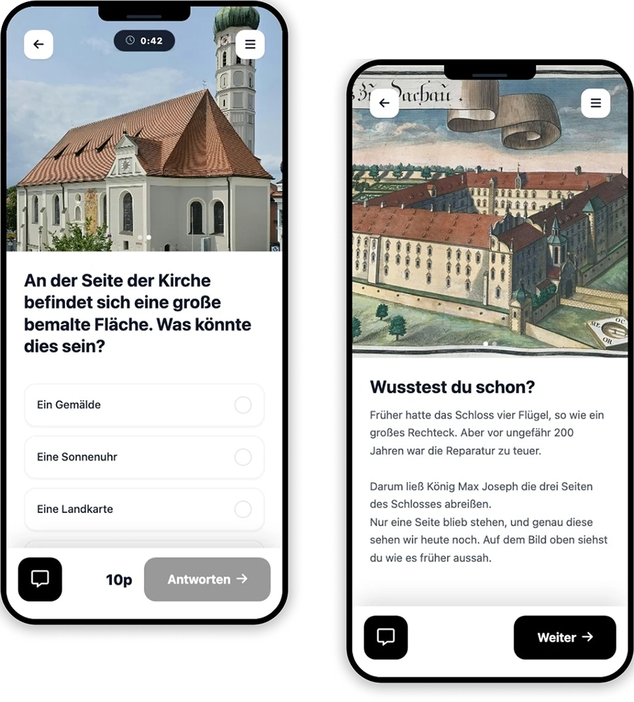 Multiple Choice und Fun Fact