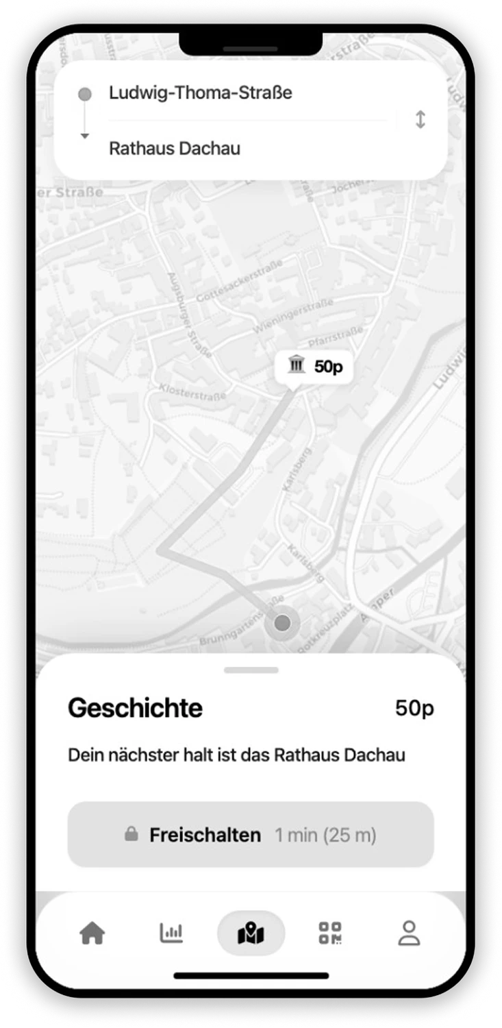 Routen-Widget